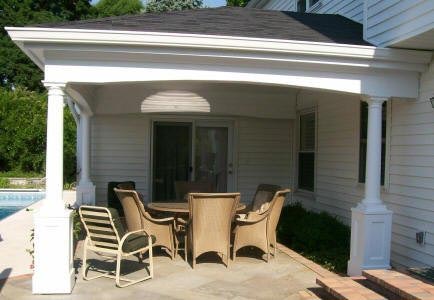 Patio roof covering