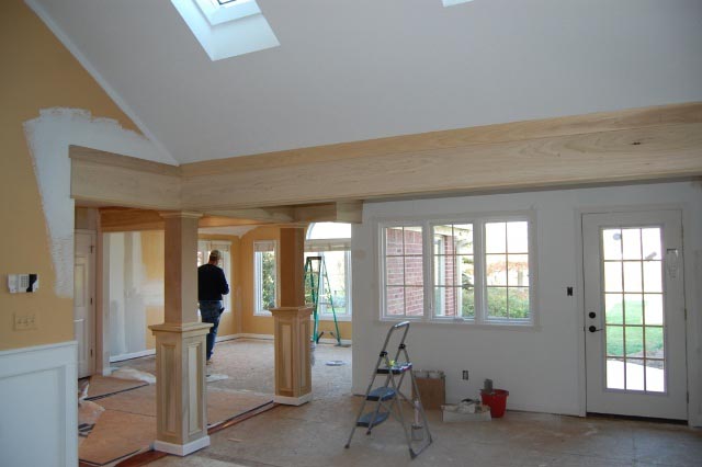 Interior beam and column-picture-2