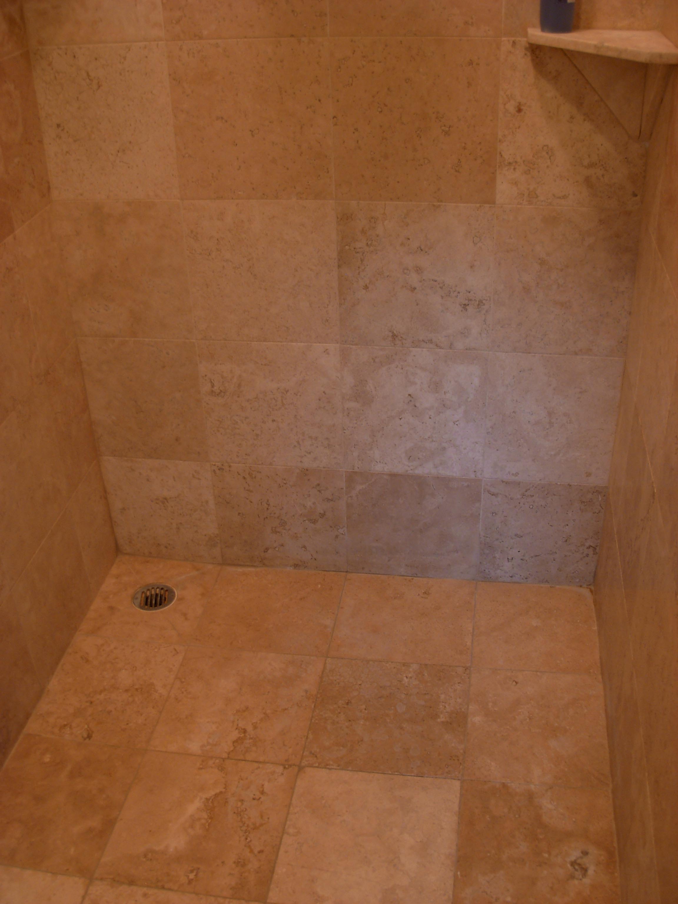 existing tile shower stall