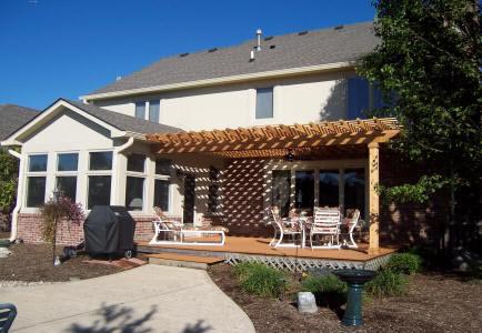 Indianapolis deck and pergola