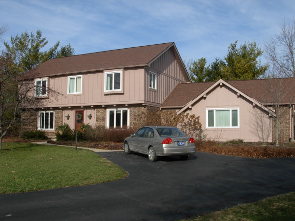 Existing wood siding