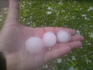 Indiana hail storm picture