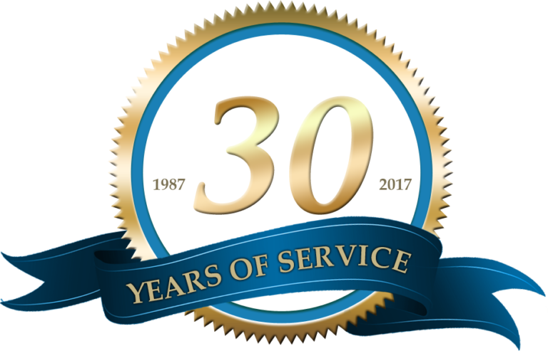 30 years of service