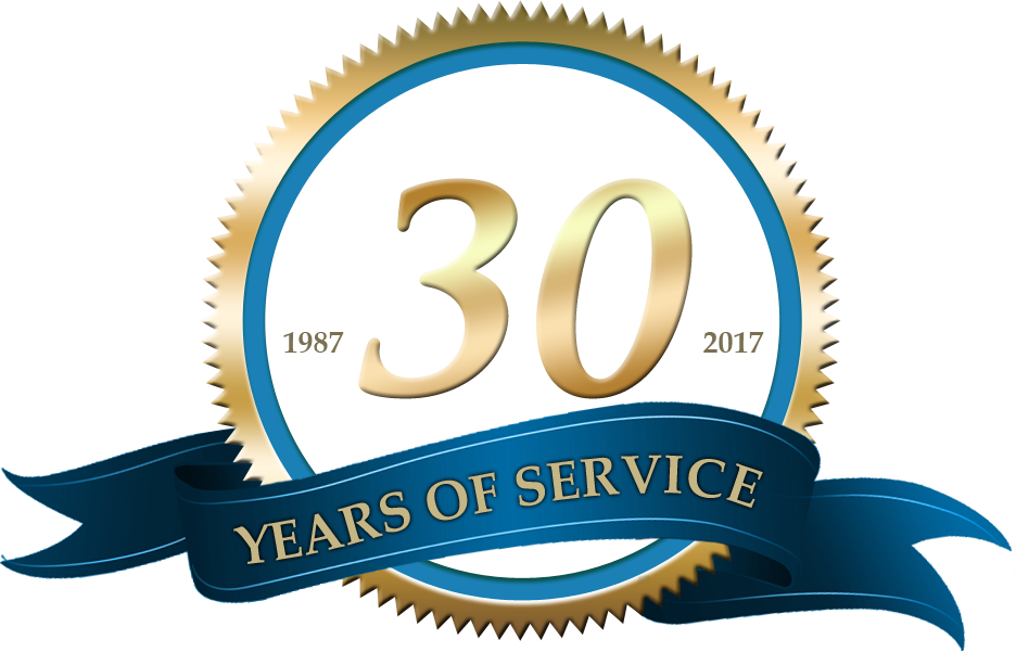 30 years of service
