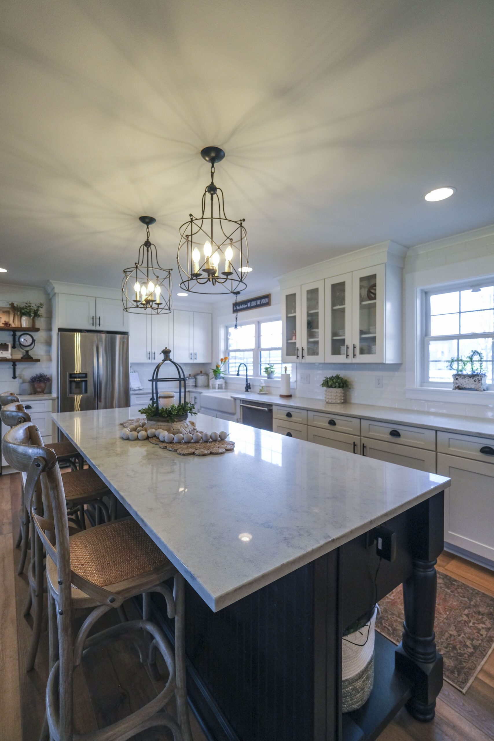 Kitchen remodel with wall removal