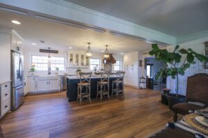 major kitchen remodel with wall removal